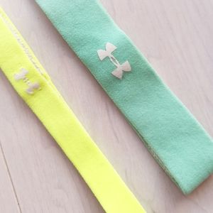 UA two headbands hairbands never used